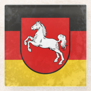 Niedersachsen Glasuntersetzer