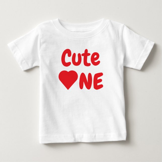 Niedlich 1. Geburtstag Baby T-shirt (Vorderseite)