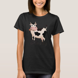 Niedlich, aber ein wenig Moody Cow Whisperer Tier T-Shirt