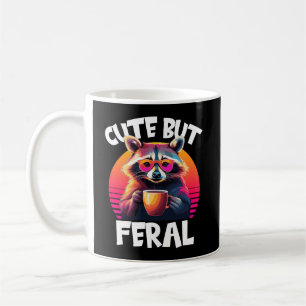 Niedlich aber Ferry Raccoon Retro-Kaffee Lover Kaffeetasse