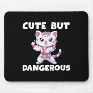 Niedlich aber gefährlich Karate Taekwondo Kitty Ca Mousepad
