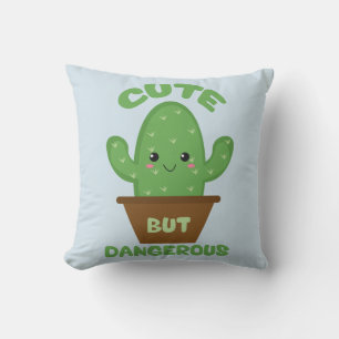 Niedlich, aber gefährlich - Kawaii Cactus - Funny Kissen