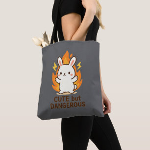 Niedlich, aber gefährlich Kawaii Tote Bag Tasche