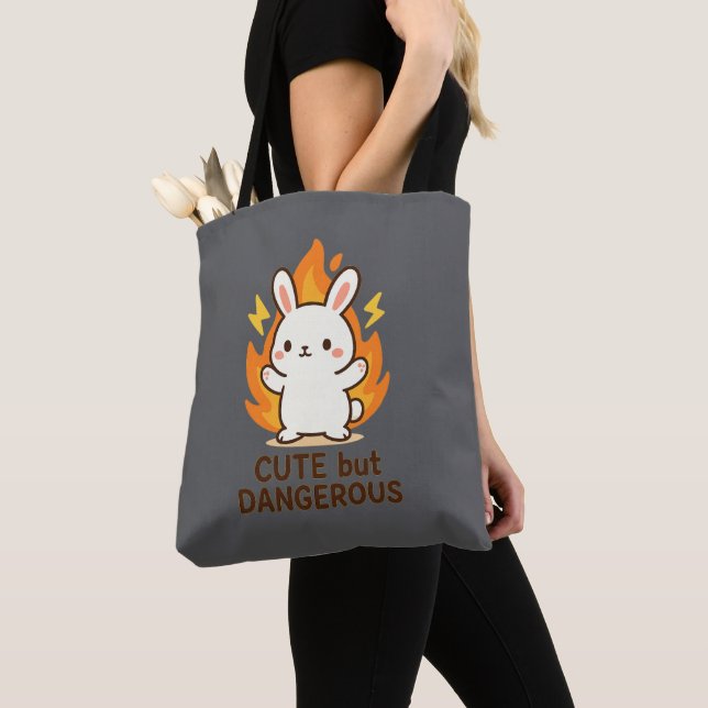 Niedlich, aber gefährlich | Kawaii Tote Bag Tasche (Von Nahem)