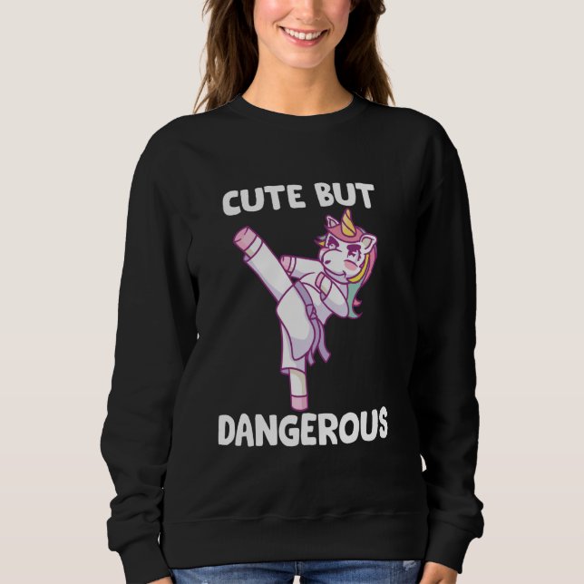Niedlich, aber gefährlich sweatshirt (Vorderseite)