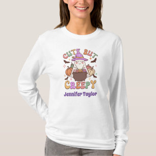 Niedlich, aber gruselig, Girly Ghost halloween T-Shirt