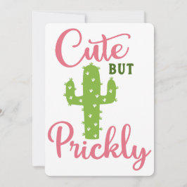 Niedlich, aber pricklig einladung