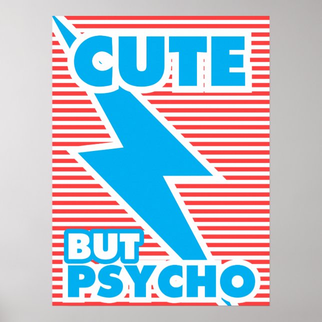 Niedlich aber Psycho Poster (Vorne)