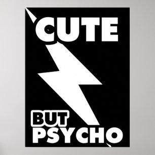 Niedlich aber Psycho Poster