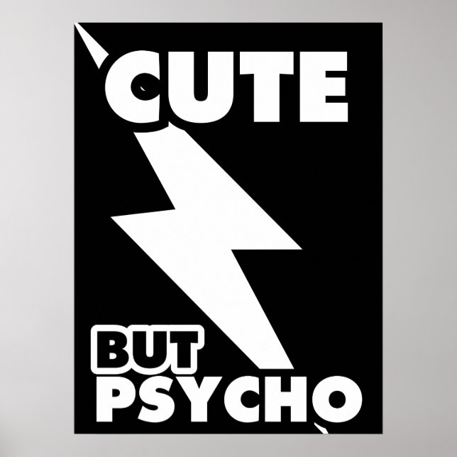 Niedlich aber Psycho Poster (Vorne)