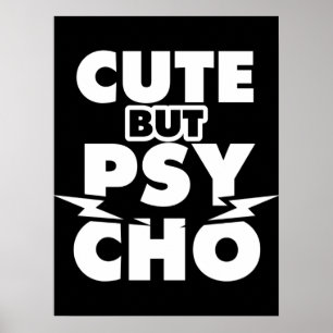 Niedlich aber Psycho Poster