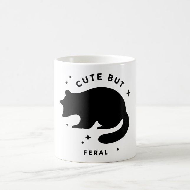 Niedlich aber Wilder Tiergeist Tasse behalten, Wil (Mittel)