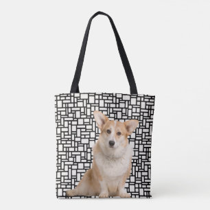 Niedlich Abstrakt Corgi Tasche