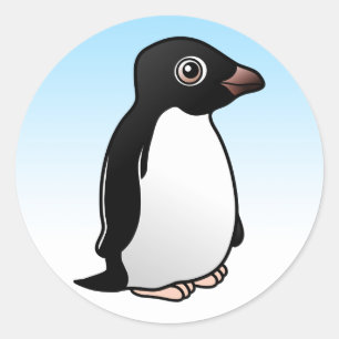 Niedlich Adelie Penguin Runder Aufkleber