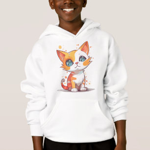 Niedlich Adorable Brown Cat Hoodie