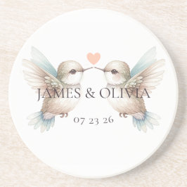 Niedlich Adorable Hummingbird Getränkeuntersetzer