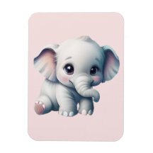 Niedlich Adorable Kawaii Baby Elephant