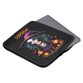 Niedlich Adorable Kawaii Halloween Hexe Laptopschutzhülle