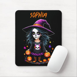 Niedlich Adorable Kawaii Halloween Hexe Mousepad