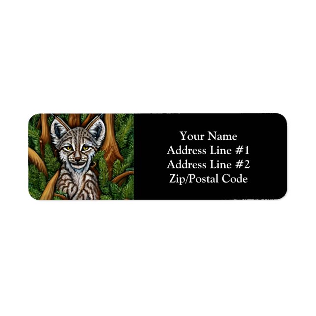 Niedlich Adorable Little Lynx Kitten (Vorne)