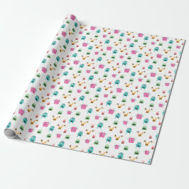 Niedlich Adorable Monsters farbenfrohe Kinder Jung Geschenkpapier