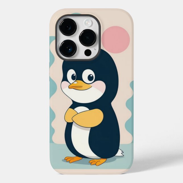 Niedlich Adorable Penquin Case-Mate iPhone 14 Pro Hülle (Rückseite)