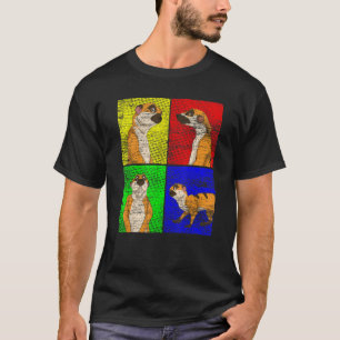 Niedlich Africa Safari Zoo Animal Pop Meerkat T-Shirt