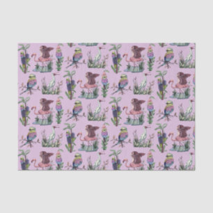 Niedlich African Flamingo Bird Lover Ästhetik Seidenpapier