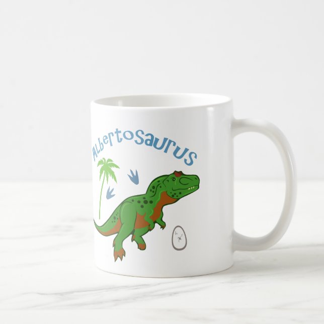 Niedlich Albertosaurus Kaffeetasse (Rechts)