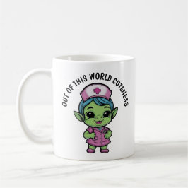 Niedlich Alien Nurse Kaffeetasse