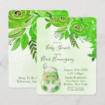 Niedlich Alligator Green Gold Blume Kinderdusche