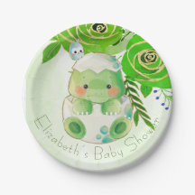 Niedlich Alligator Green Gold Blume Kinderdusche