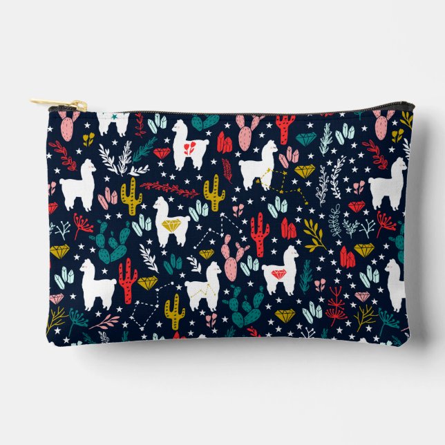 Niedlich Alpaca Pouch Zubehörtasche (Vorderseite)