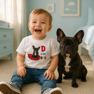 Niedlich Alphabet D ist für Hunde Kleinkind T - Sh T-shirt