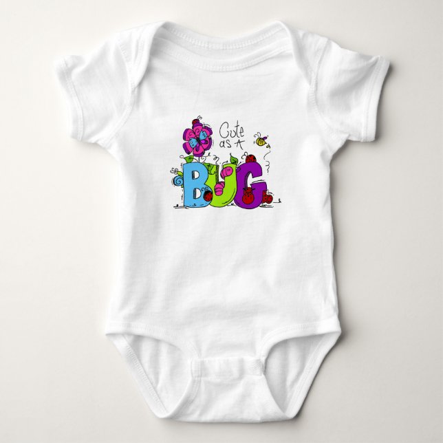Niedlich als Bug T-Shirt (Vorderseite)