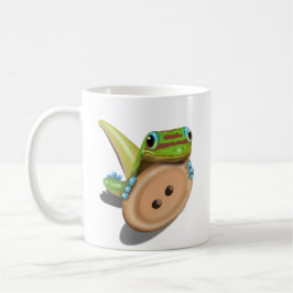 Niedlich als Button - GECKO ohne Text Kaffeetasse