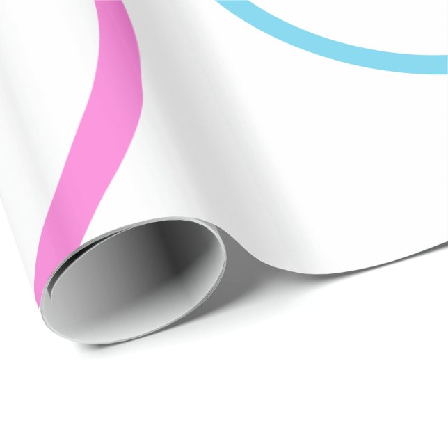 Niedlich als Button Geschenkpapier (Rolleneckpunkt)