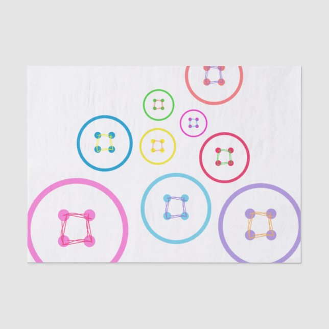 Niedlich als Button Seidenpapier (Vorderseite)