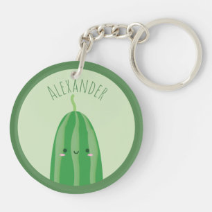 Niedlich als Cucumber Funny Kawaii Cutecumber Name Schlüsselanhänger