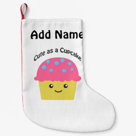 Niedlich als Cupcake Kleiner Weihnachtsstrumpf