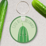 Niedlich als Gurke Funny Kawaii Cutecumber Schlüsselanhänger<br><div class="desc">Du bist niedlich als Gurke!</div>