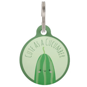 Niedlich als Gurke lustiges Cutecumber Haustiermarke