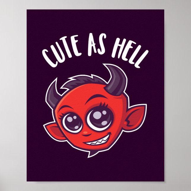 Niedlich als Hell Devil Poster (Vorne)