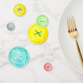 Niedlich als Knopf Kind Party Konfetti