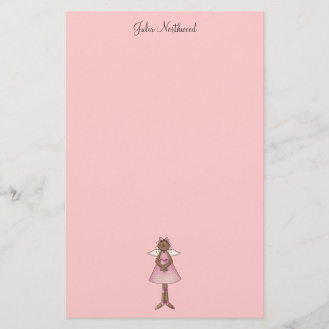 Niedlich als Wanze · Ethnischer Engel Briefpapier (Vorderseite)