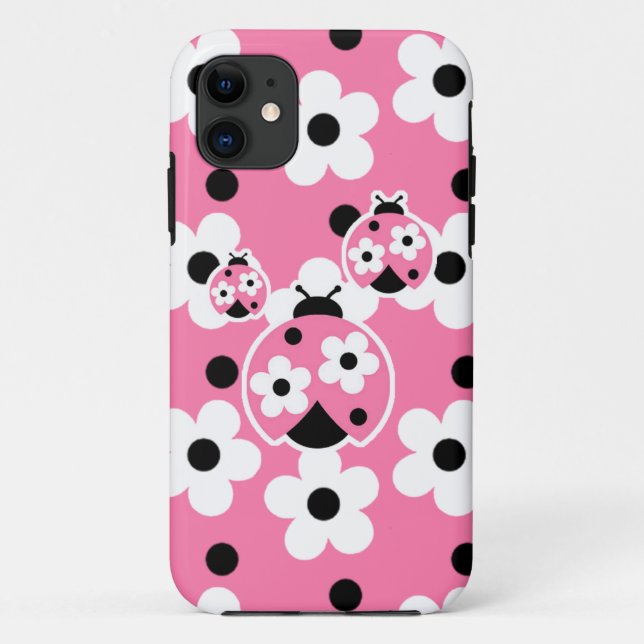 Niedlich als Wanze (Rosa) Case-Mate iPhone Hülle (Rückseite)