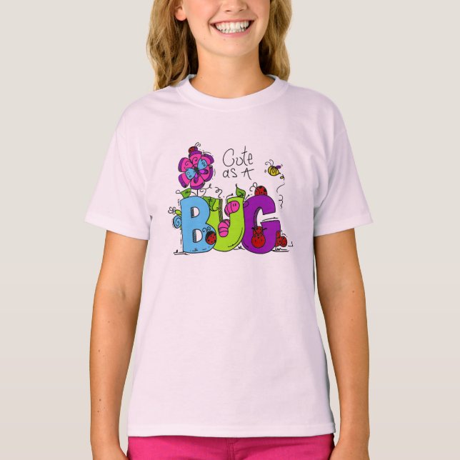 Niedlich als Wanze T-Shirt (Vorderseite)