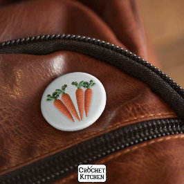 Niedlich Amigurumi Minimalistisch Crochet Carrots  Button