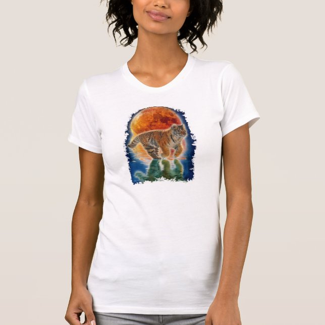 Niedlich Amur Tiger Cub Fantasy Art Shirt (Vorderseite)