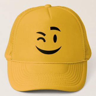 Niedlich, an Ihnen emoji blinzelnd Truckerkappe